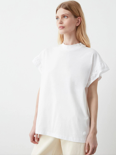 COLMAR(コルマー) |フリルスリーブコットンTシャツ