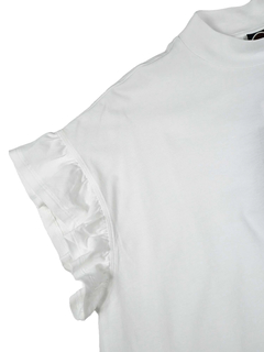 COLMAR(コルマー) |フリルスリーブコットンTシャツ