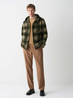 COLMAR(コルマー) |【2025AW 新作】【MEN’S】オンブレチェック起毛 フロントスナップボタン フーディ