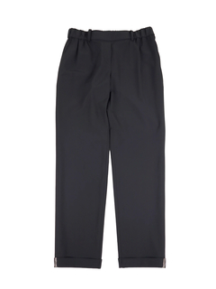 HIGH-WAISTED TAILORED WOOL TROUSERS ハイウエストテーラード