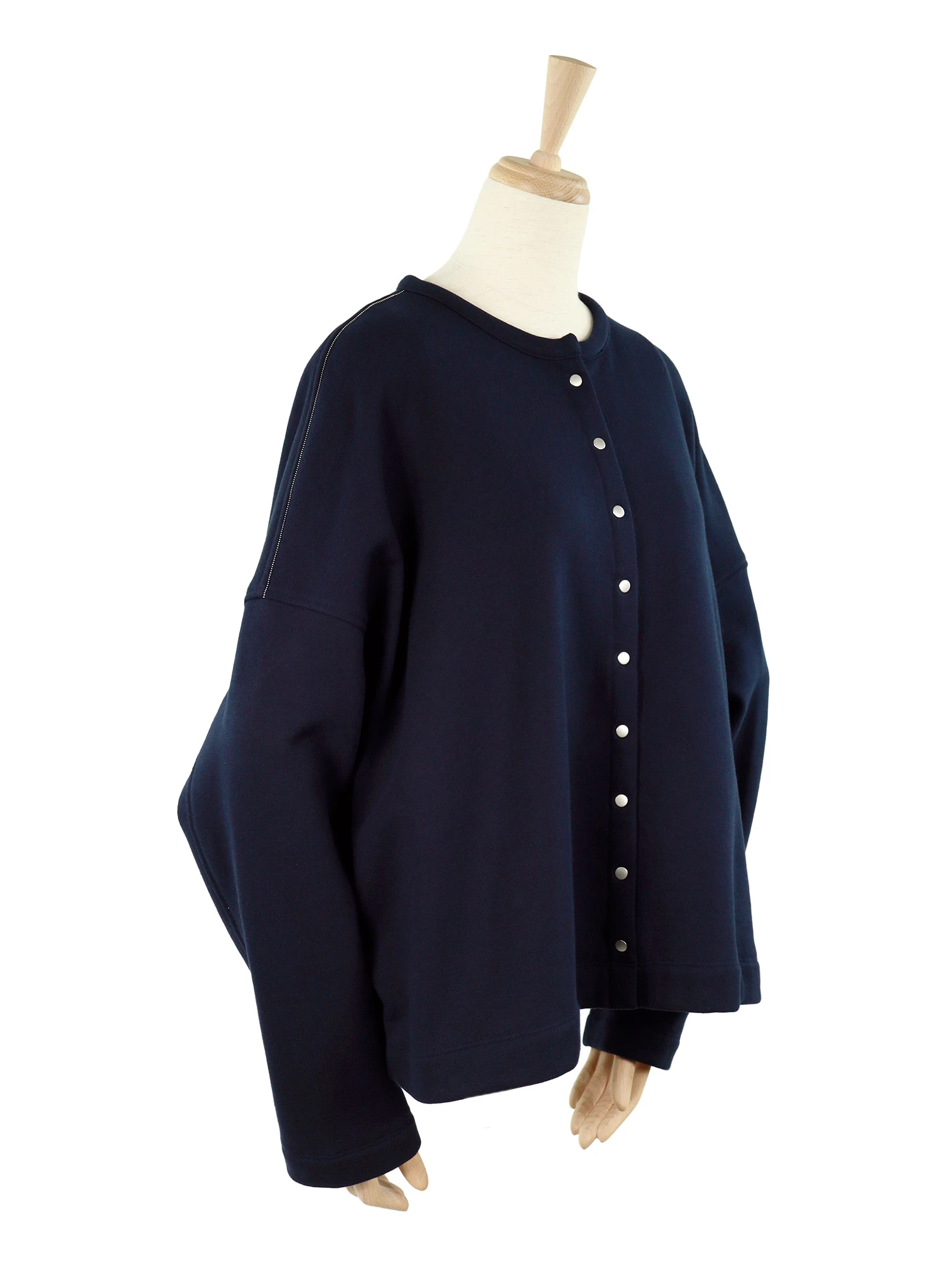 1/12まで　新品未使用　2025AW エブール　カーディガン 2025AW】フロントホックカーディ / blancvert（ブランベール