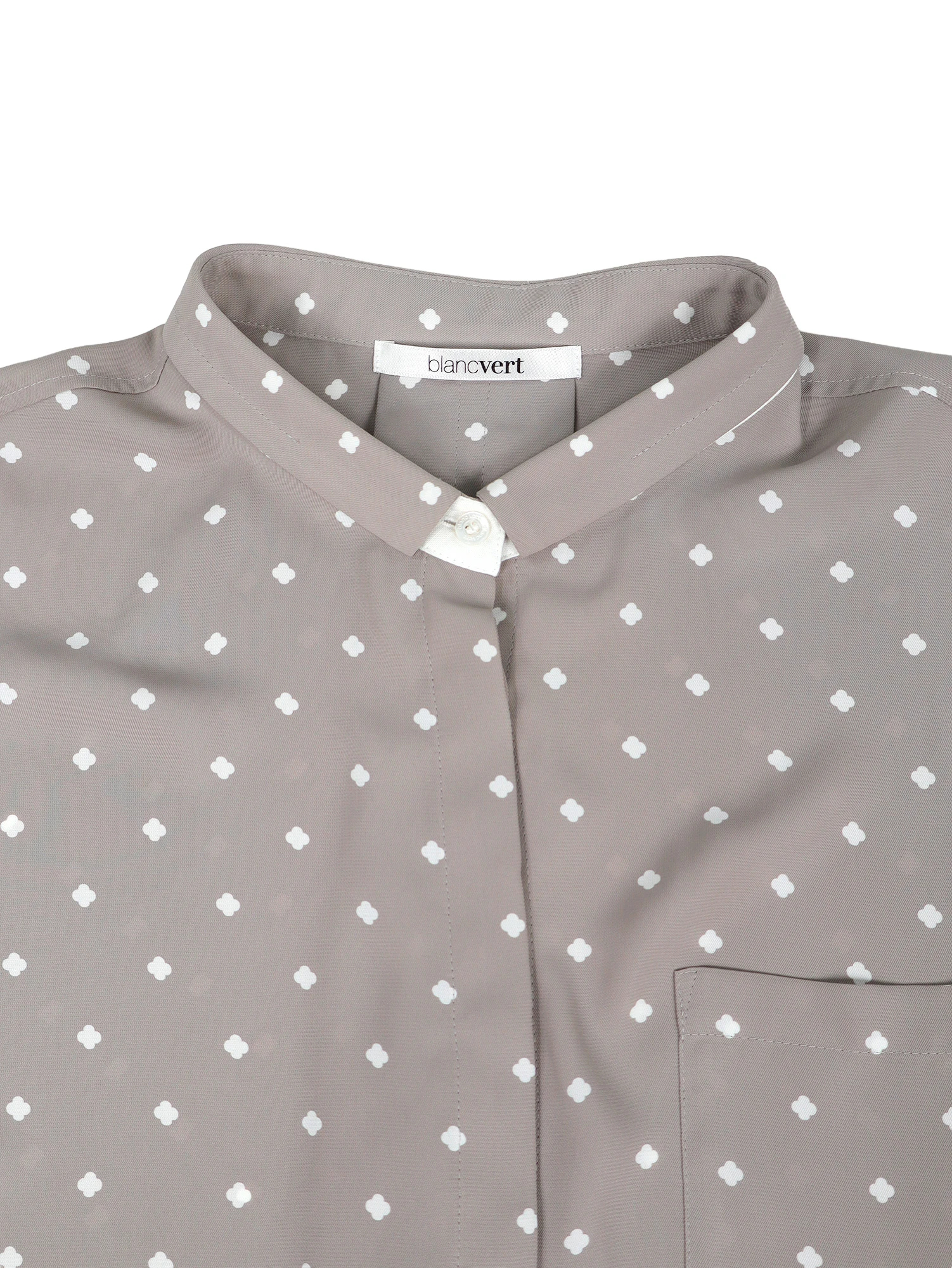 2025AW】プリントロングシャツ / blancvert（ブランベール）｜woollen 