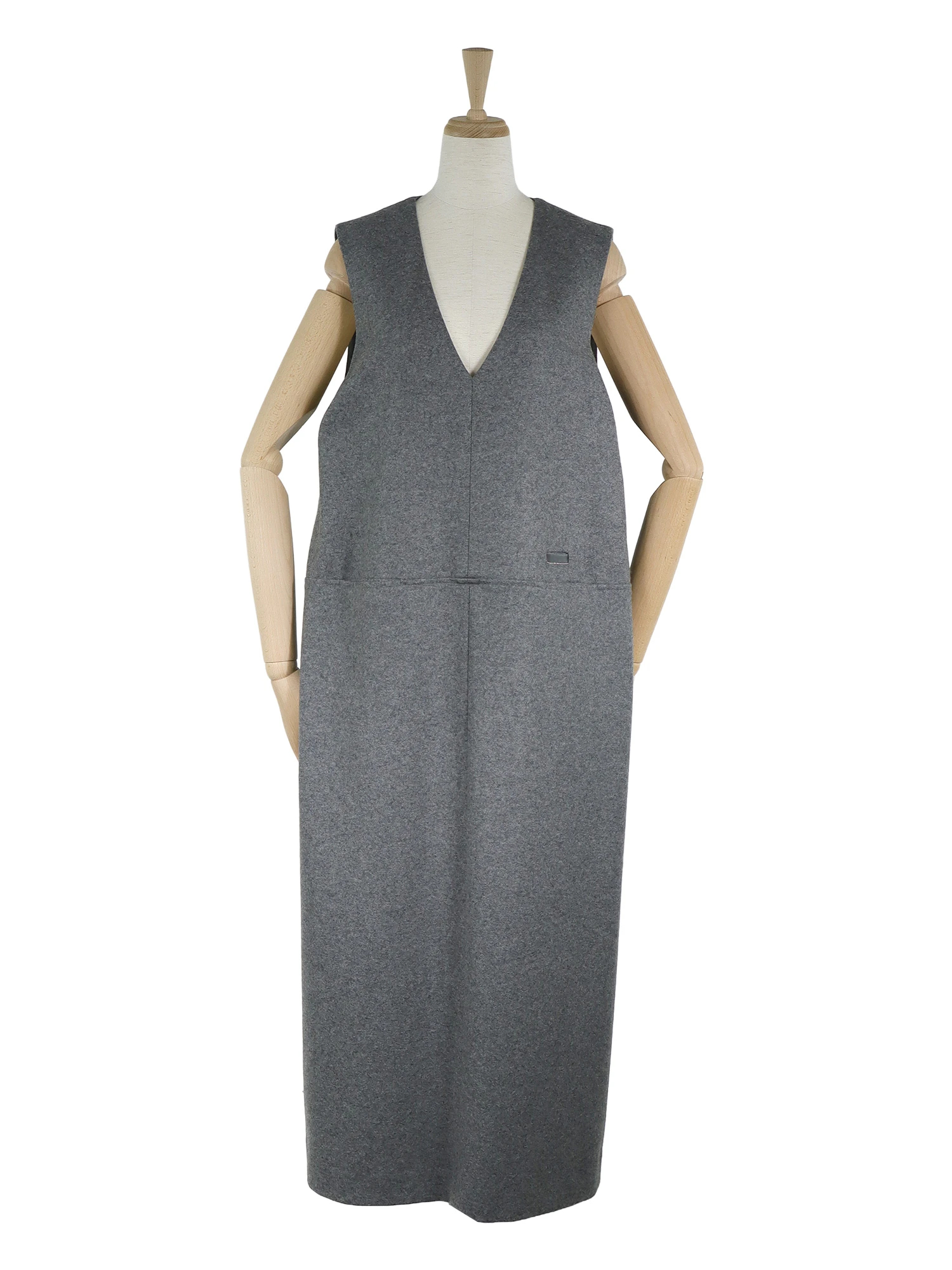 Vネックワンピース / blancvert（ブランベール）｜woollen online