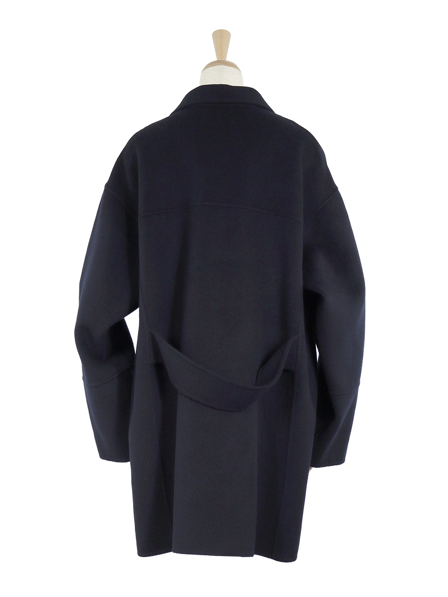 2025AW 新作】ウールリバーハーフコート / blancvert（ブランベール