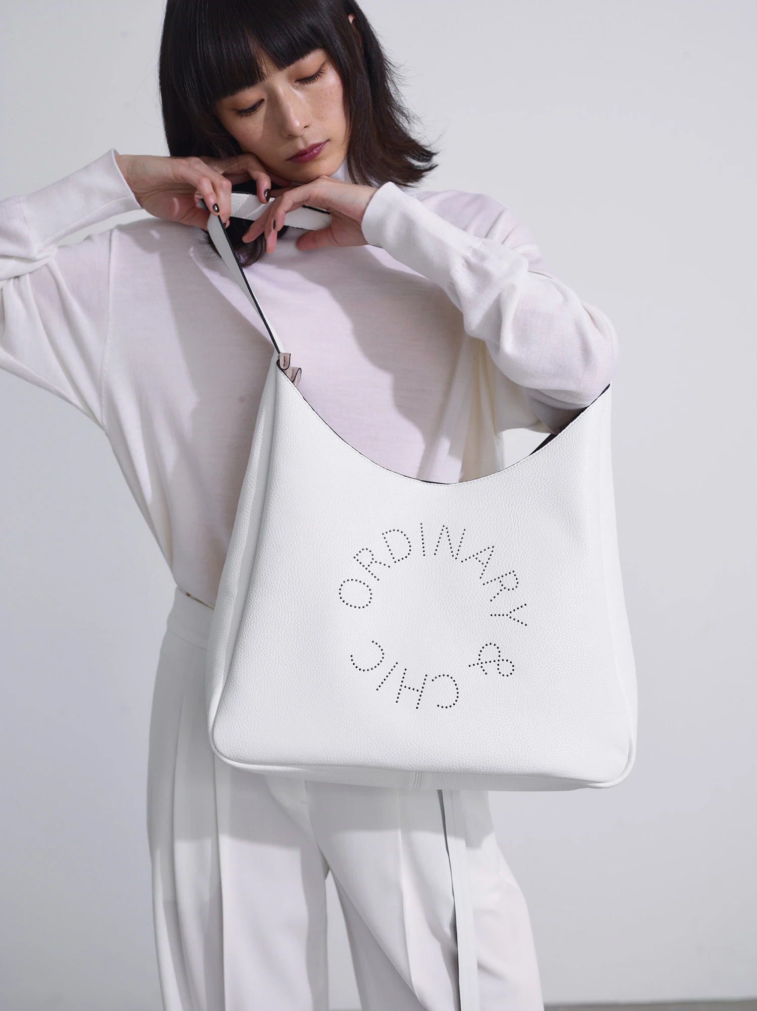 2025AW】パンチングトート / blancvert（ブランベール）｜woollen