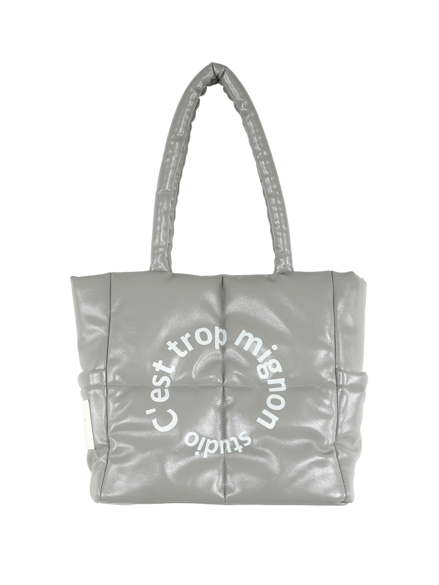 2025AW】キルトトートサークルロゴ / blancvert（ブランベール