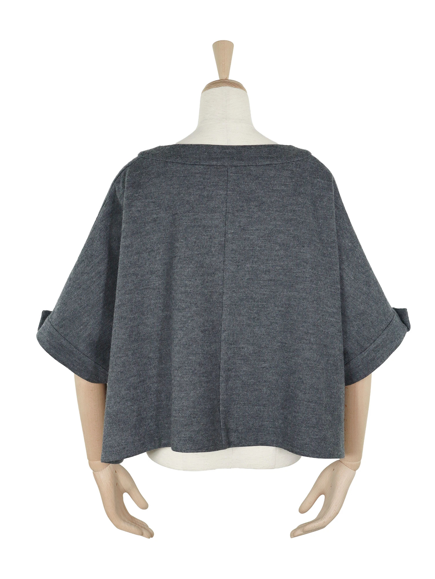 2025AW】ミドルスムースジップベスト / blancvert（ブランベール