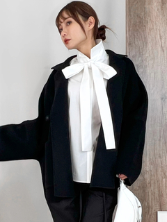 2024年 秋冬モデル blancvert ツイードステンカラージャケット AW 2024年 秋冬モデル blancvert ツイードステンカラージャケット