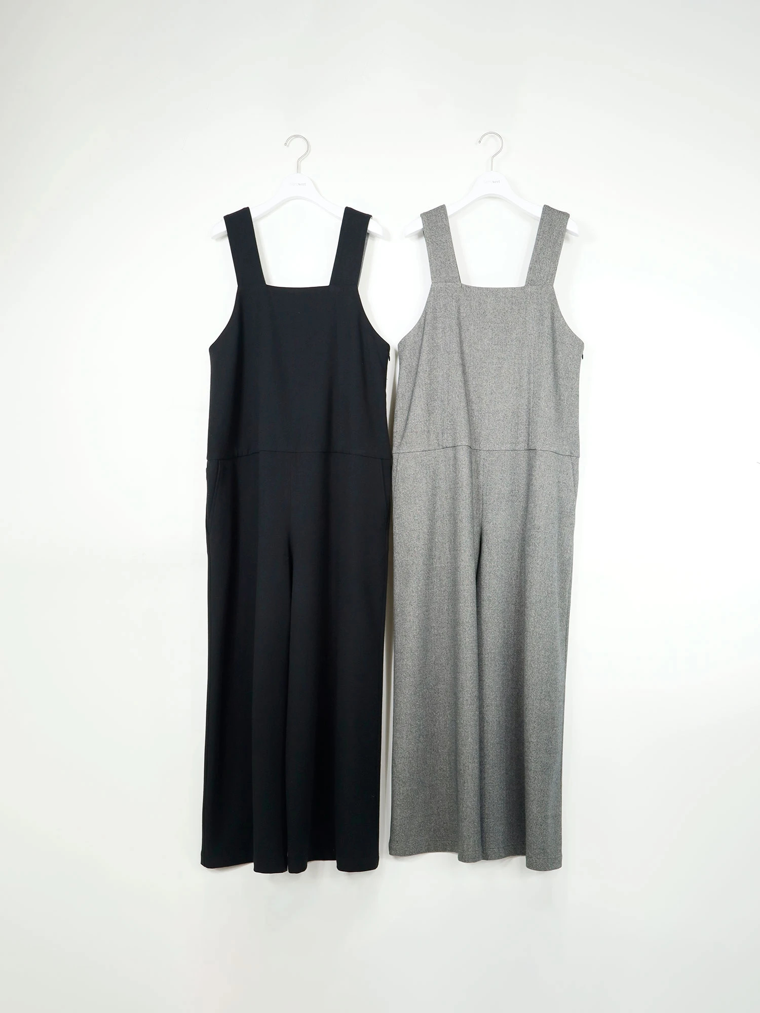 2025AW】ワイドレッグジャンプスーツ / blancvert（ブランベール