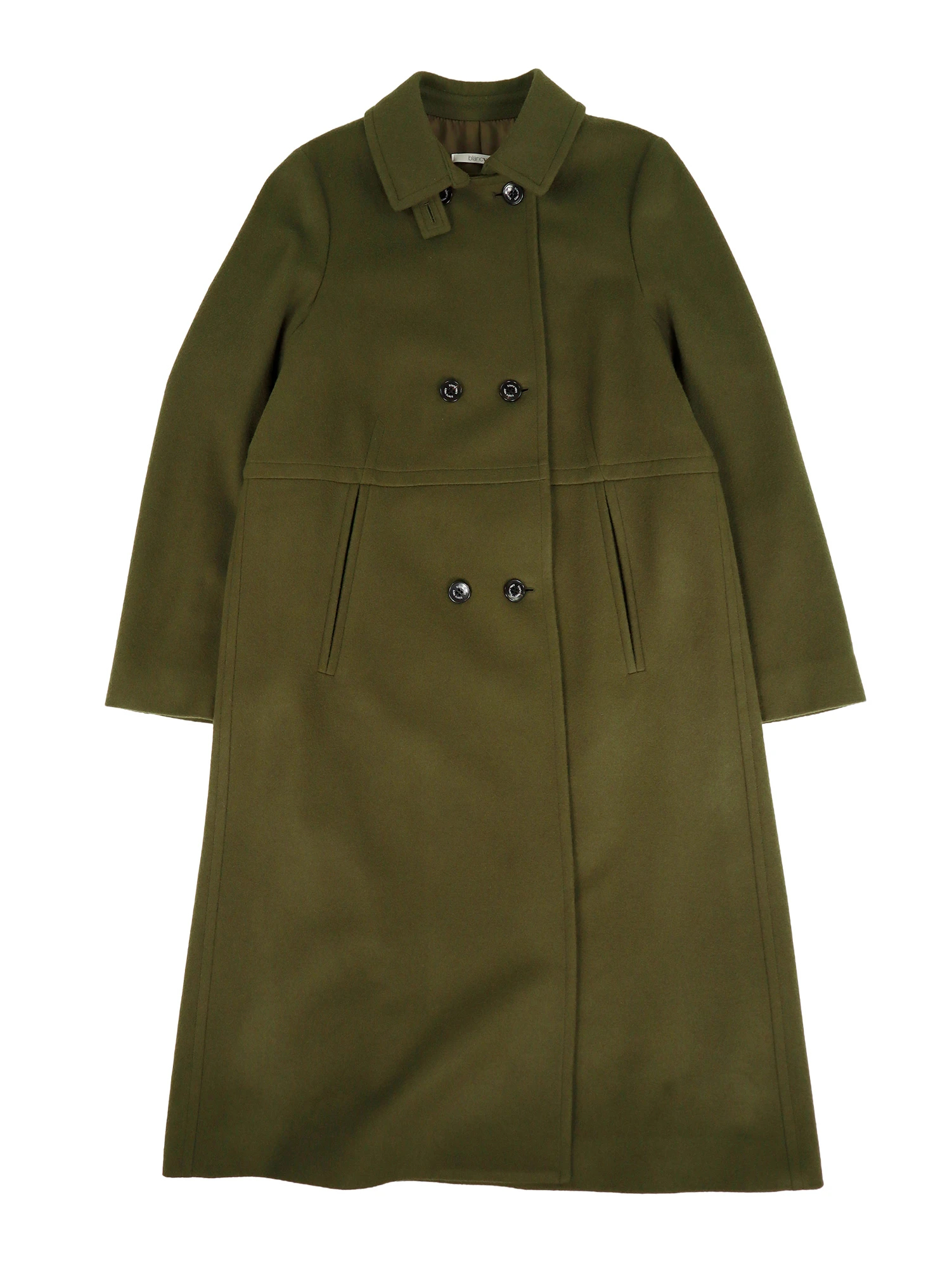 その他ブランド / blancvert/コート/36/ウール/GRY/LS4454101 2025AW 新作】ダブル前ステンカラーコート / blancvert（ブランベール