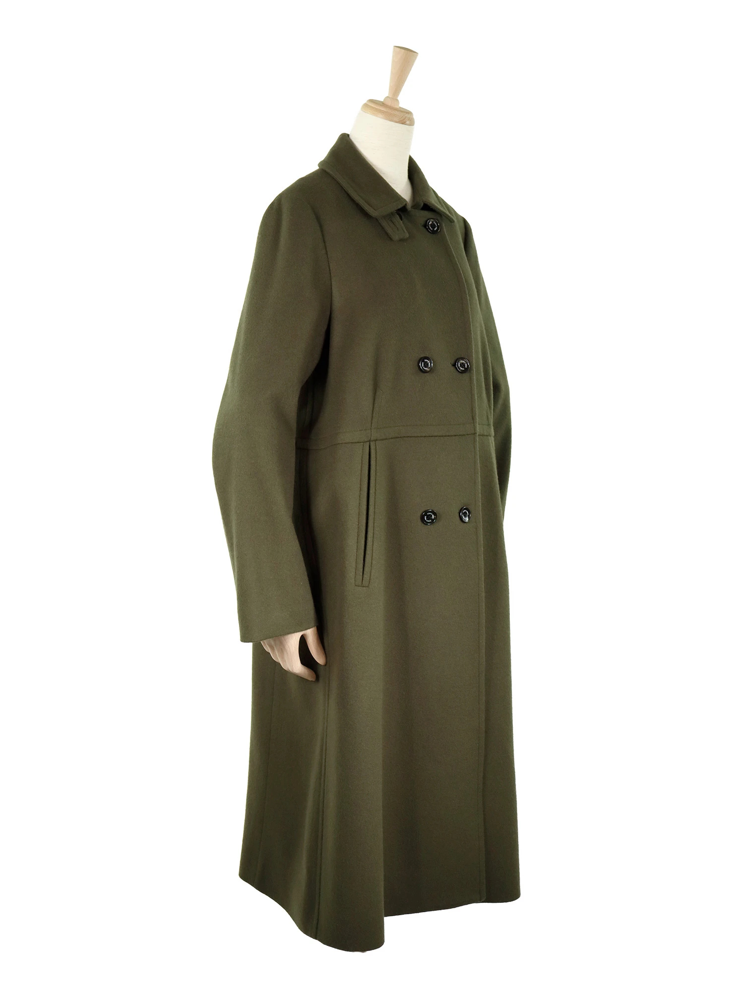 2025AW 新作】ダブル前ステンカラーコート / blancvert（ブランベール