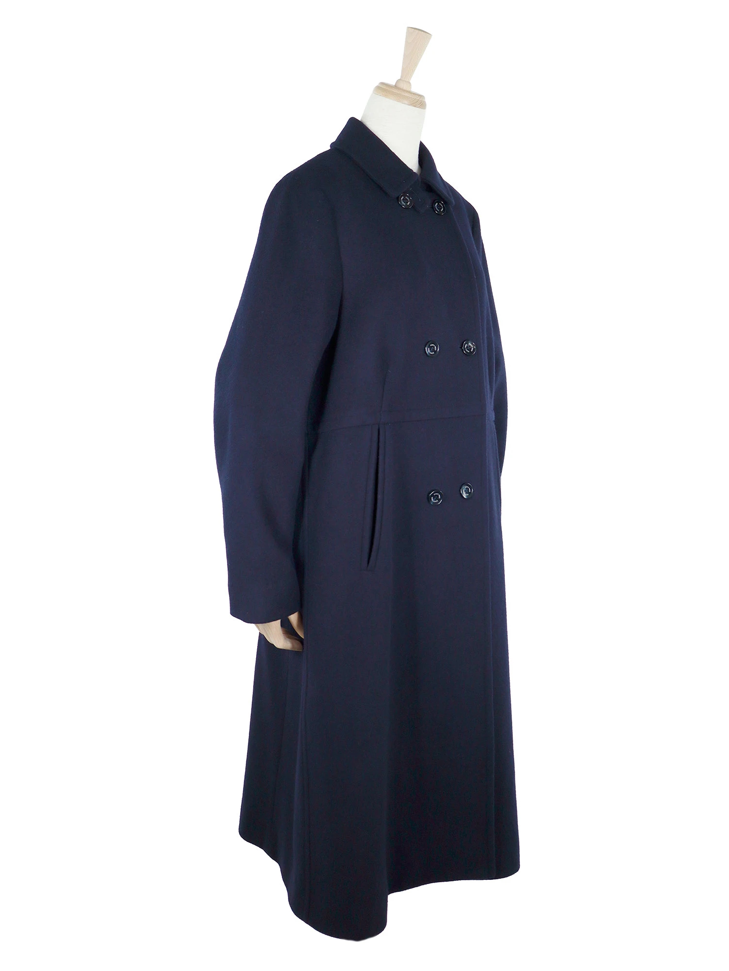 2025AW 新作】ダブル前ステンカラーコート / blancvert（ブランベール