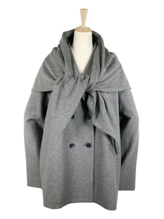 blancvert(ブランベール) |【2025AW 新作】スカーフ付ピークジャケット