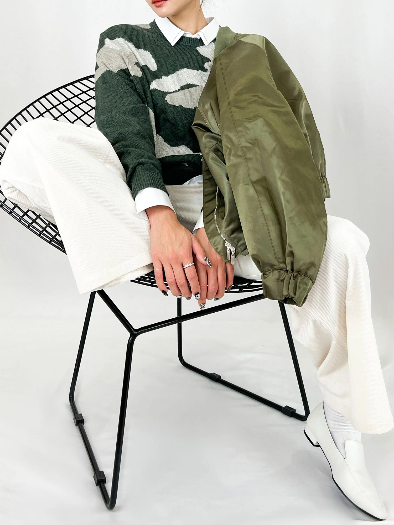 2025AW 新作】ワイドカーペンターパンツ / blancvert（ブランベール