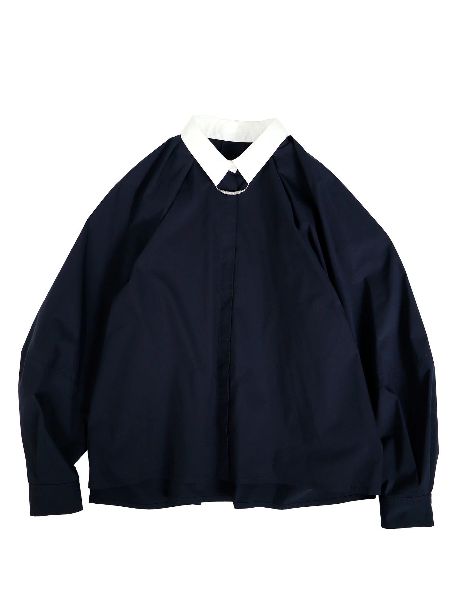 2025AW 新作】白衿ビッグ袖ブラウス / blancvert（ブランベール