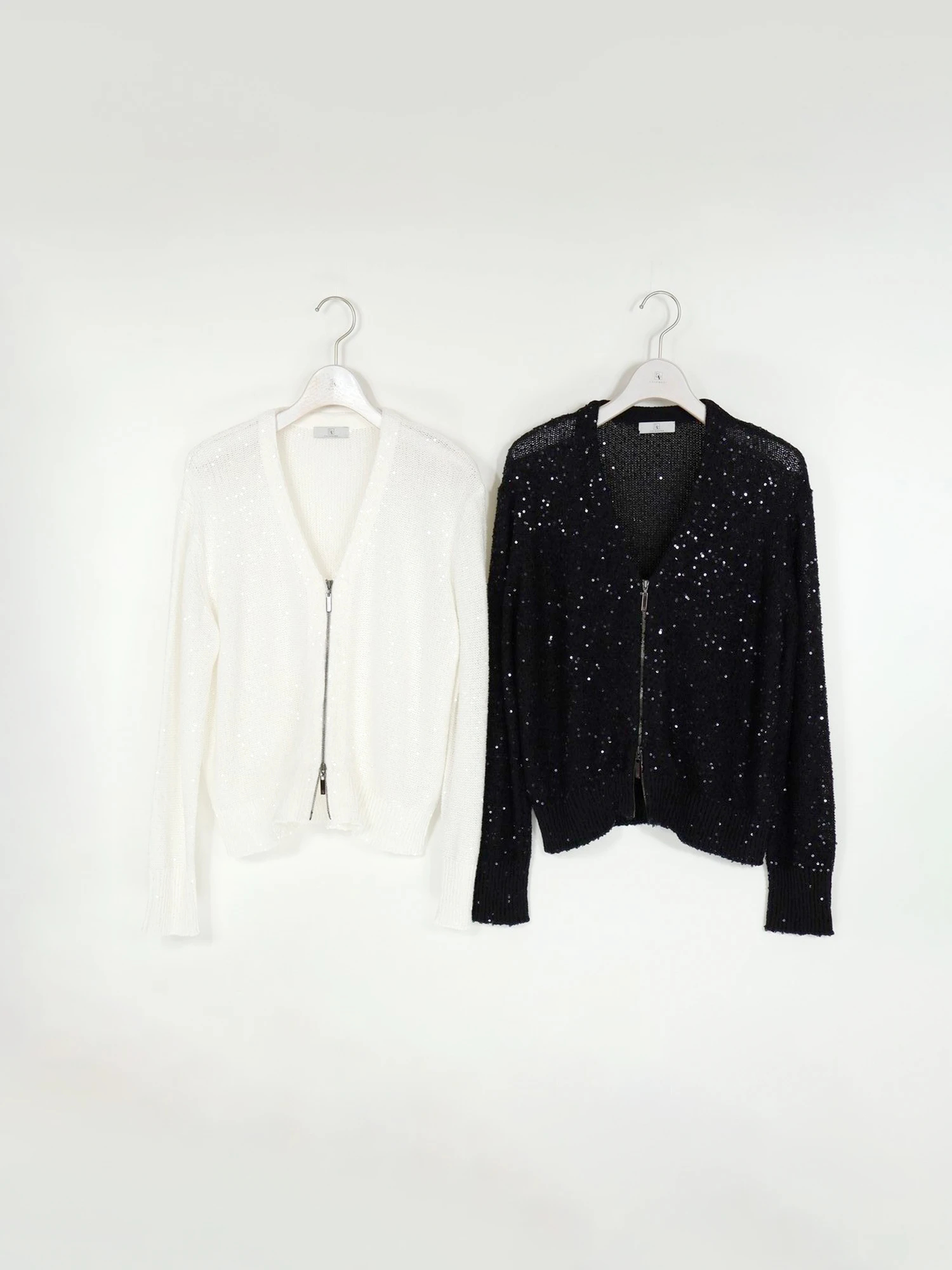 ブランベール　blanvert サマーカーディガン 2026SS 新作】スパンコールジップカーディ / blancvert（ブランベール