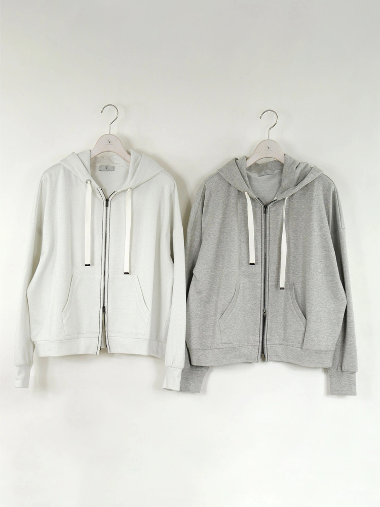 blancvert(ブランベール) |【2026SS 新作】ラメ裏毛パーカー