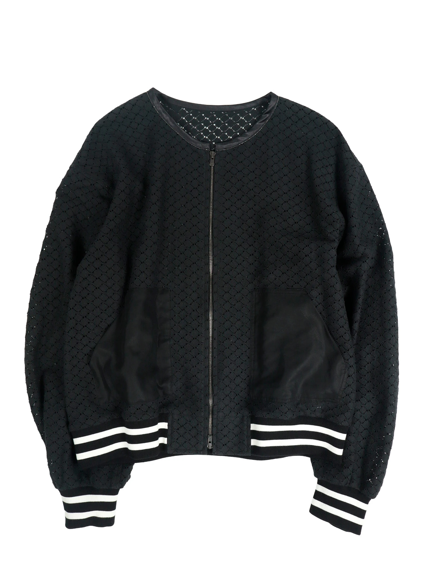 blancvert♡ジャケット 2026SS 新作】レースジップジャケット / blancvert（ブランベール
