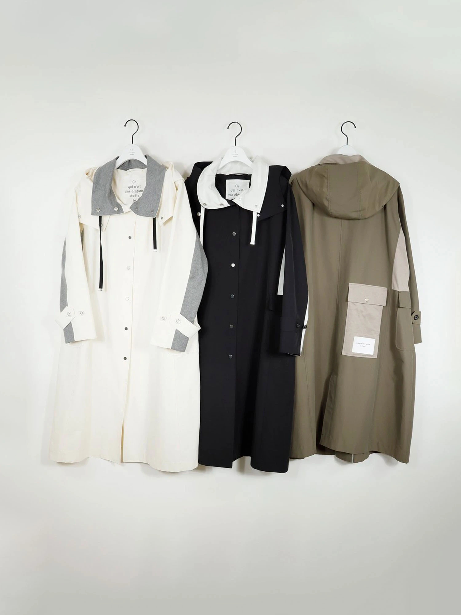 2026SS 新作】配色コート / blancvert（ブランベール）｜woollen