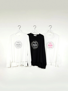 2026SS 新作】丸ロゴ長袖Tシャツ / blancvert（ブランベール 