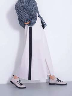 専用blancvert studio ウールン商会　スカート ブラック白　新品 blancvert(ブランベール) スカート通販｜woollen online store