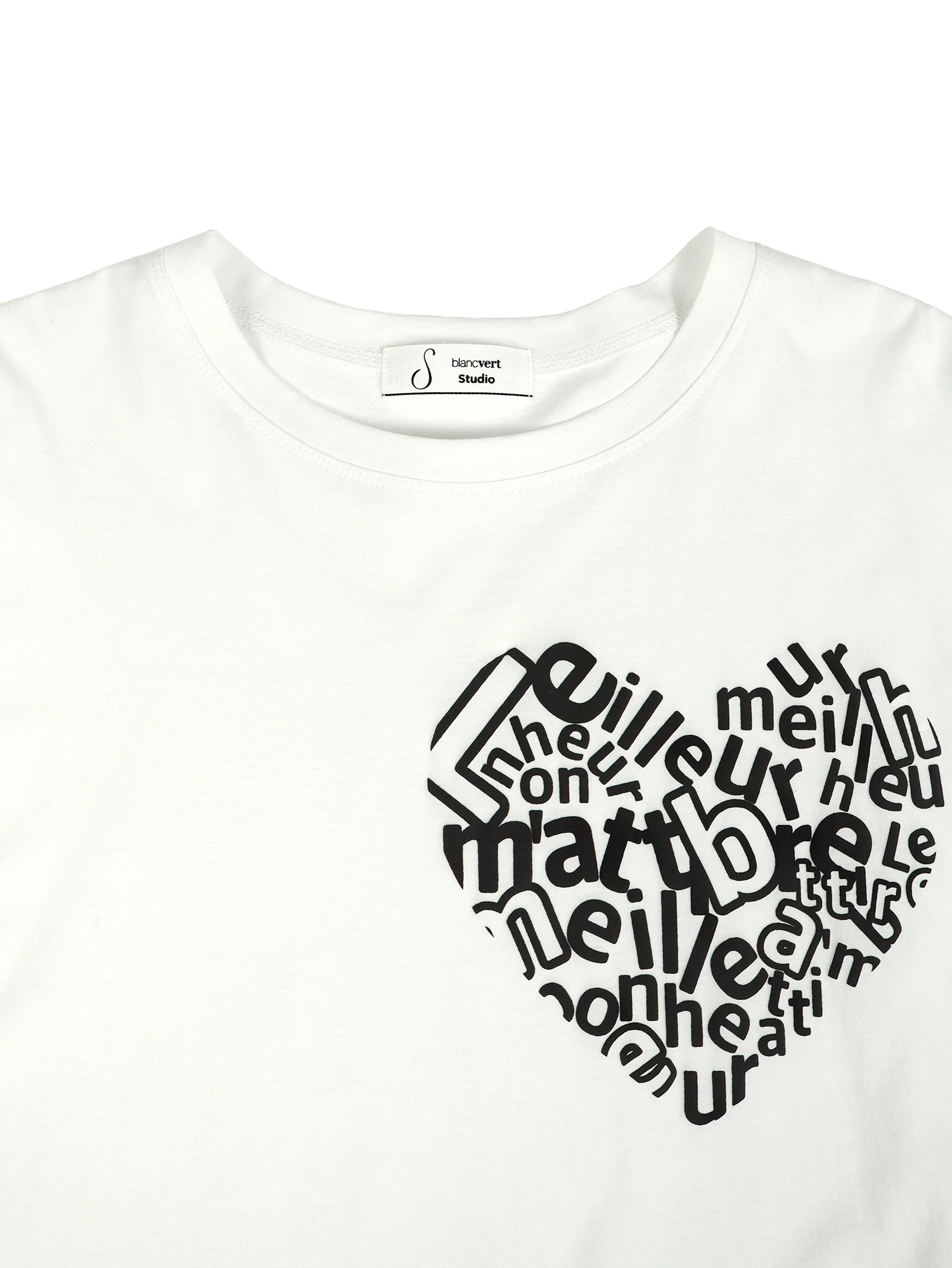 2026SS 新作】ハートロゴTシャツ / blancvert（ブランベール