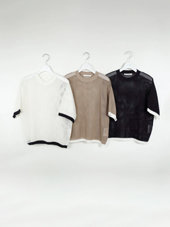 美品 blancvert ブランベール / Vネック チルデンニットセーター 美品 blancvert ブランベール / Vネック チルデンニットセーター