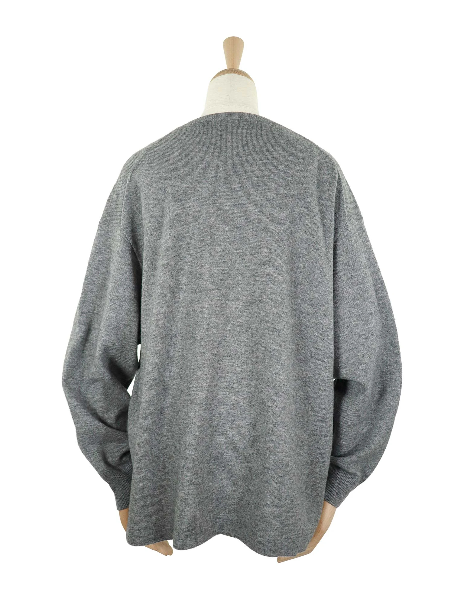 カシミヤインターシャクルーセーター / blancvert（ブランベール