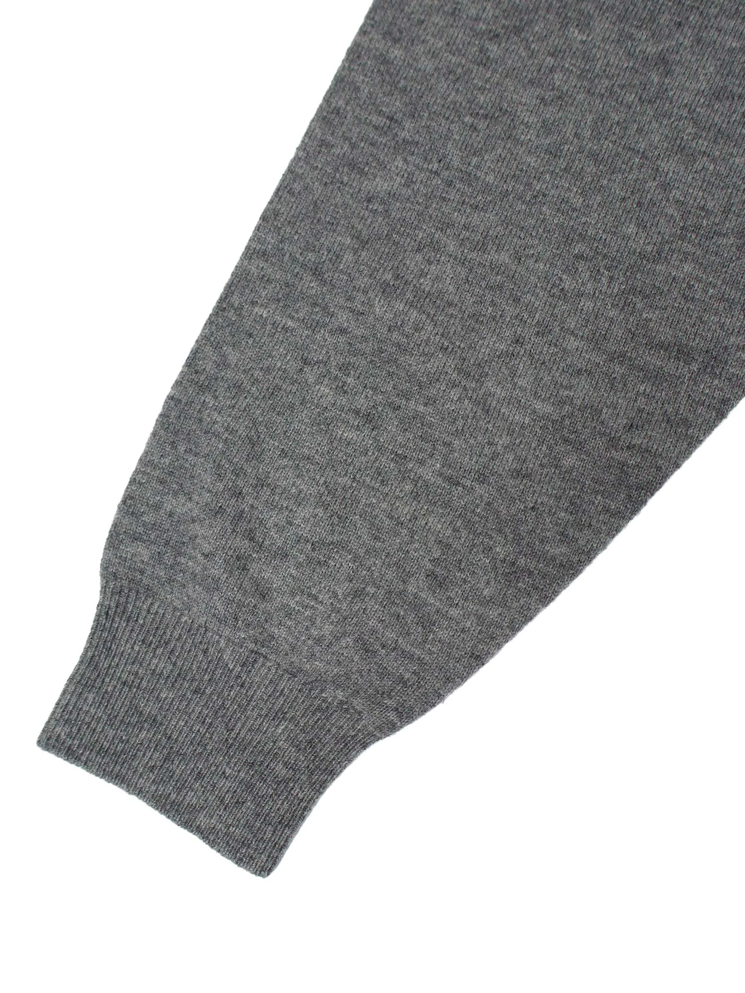 カシミヤインターシャクルーセーター / blancvert（ブランベール