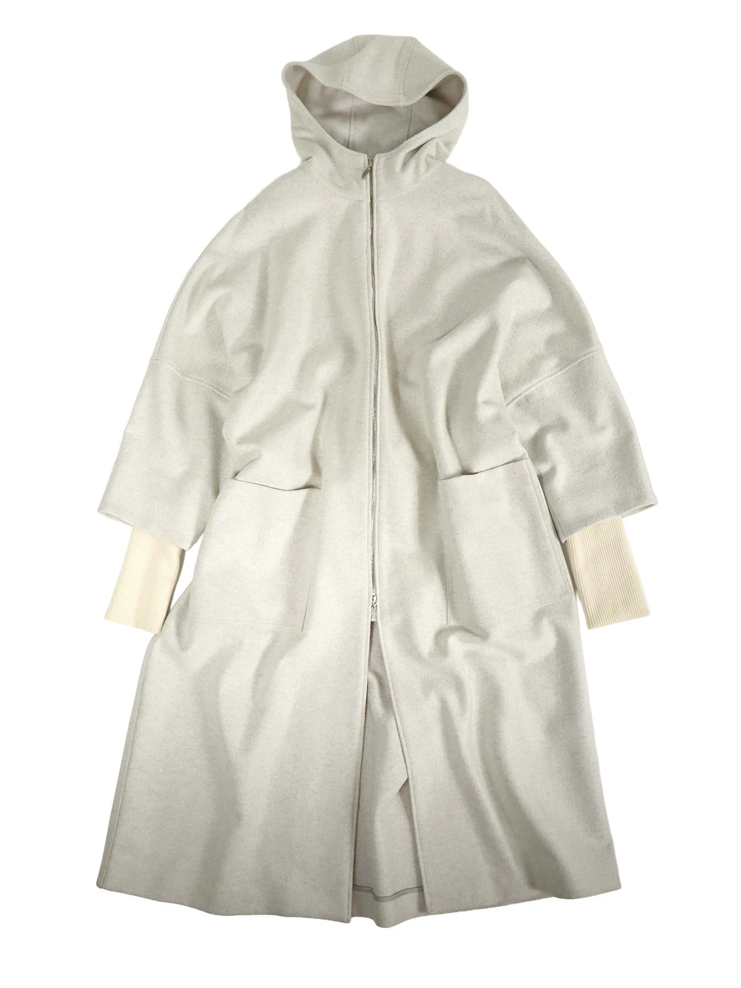 ウールリングフードコート / blancvert（ブランベール）｜woollen