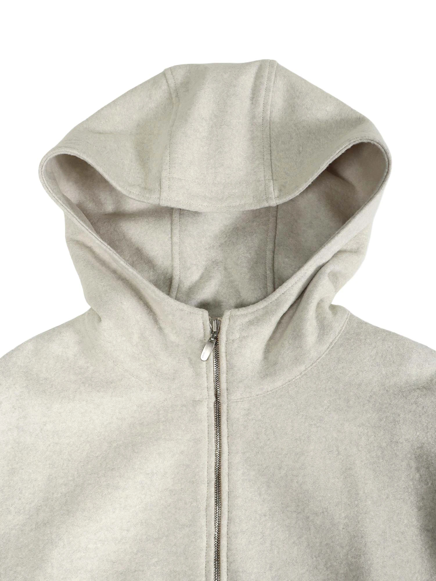 ウールリングフードコート / blancvert（ブランベール）｜woollen