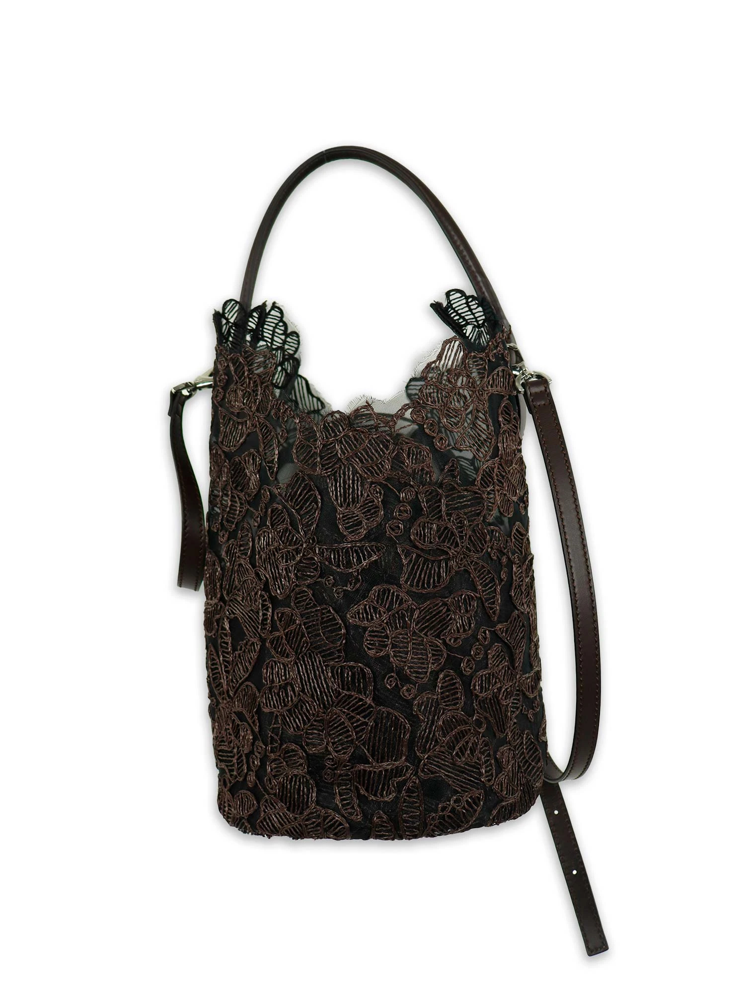 2025AW新作】レース ワンハンドル バケツ型トート / ERMANNO SCERVINO