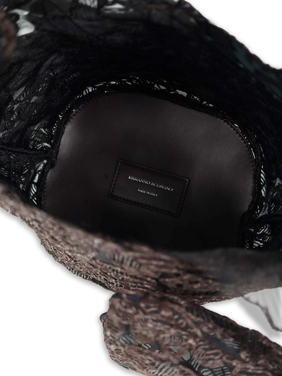 2025AW新作】レース ワンハンドル バケツ型トート / ERMANNO SCERVINO