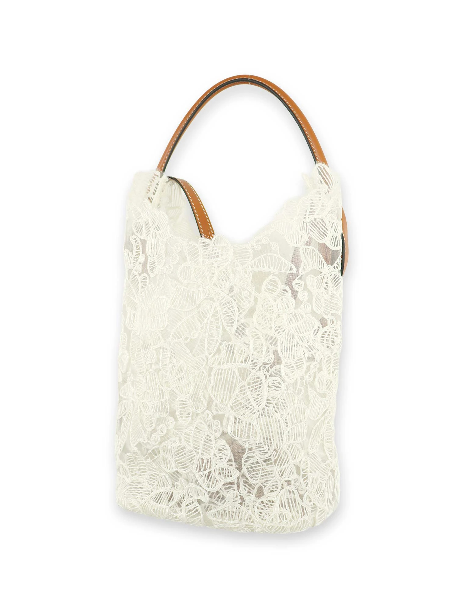 レース ワンハンドル バケツ型トート / ERMANNO SCERVINO（エルマンノ