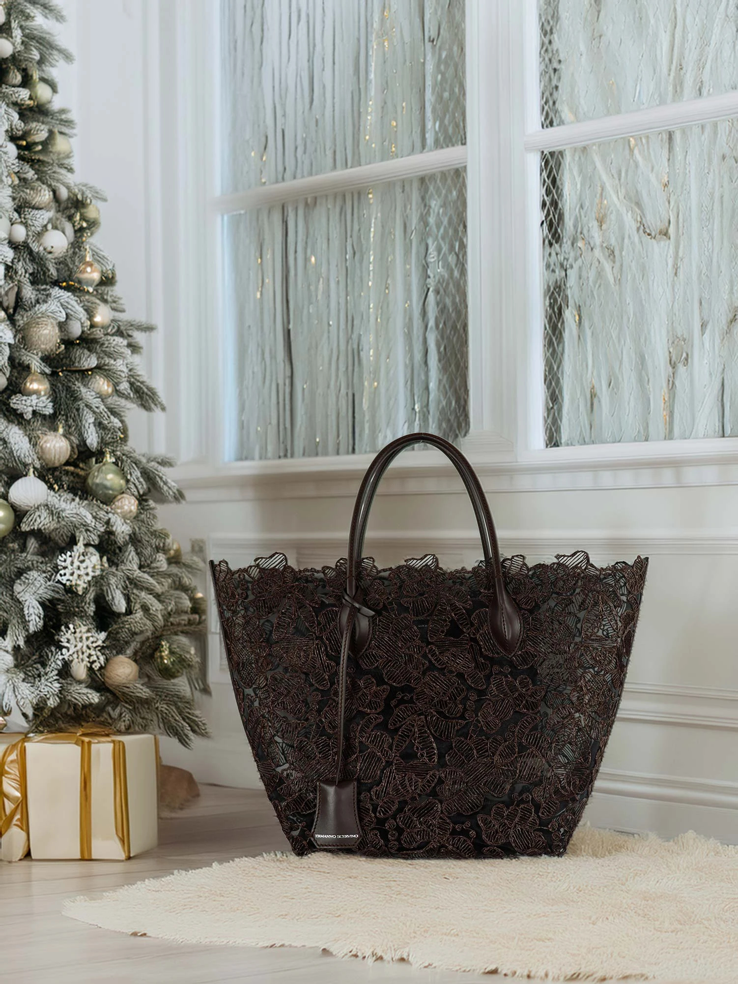 2025AW新作】アイコニックレーストートバッグ / ERMANNO SCERVINO