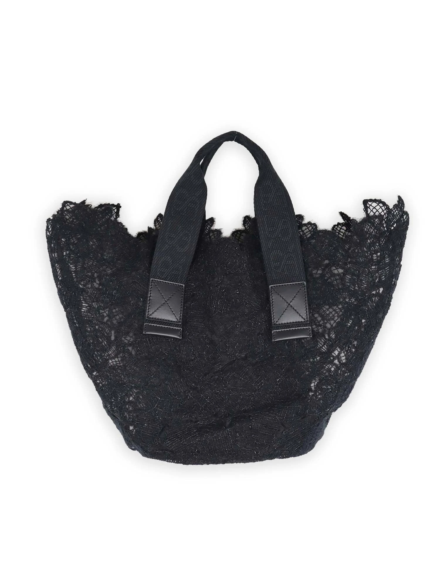 2025AW 新作】ロゴハンドル モヘアチュールレーストート / ERMANNO