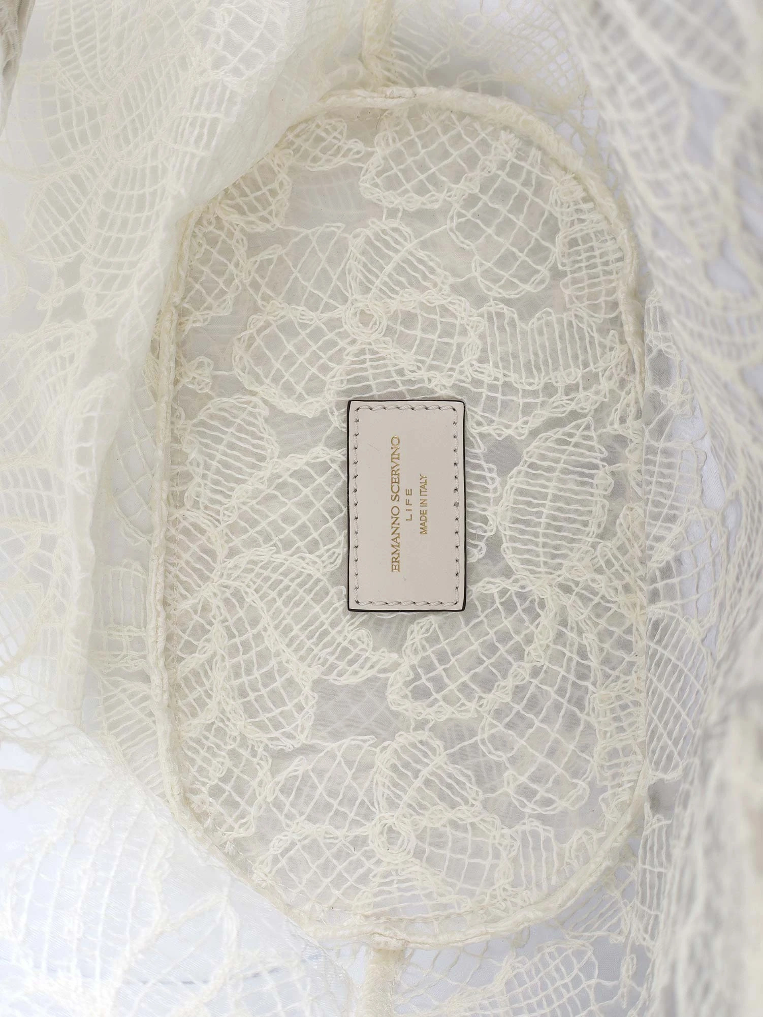 ロゴハンドル モヘアチュールレーストート / ERMANNO SCERVINO