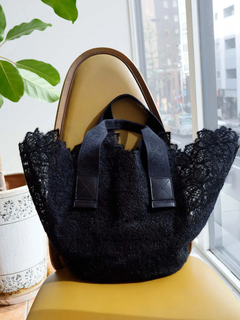 ERMANNO SCERVINO(エルマンノ　シェルビーノ) |【2025AW 新作】ロゴハンドル モヘアチュールレーストート