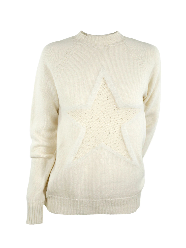 Lorena Antoniazzi(ロレーナ　アントニアッツィ) |【2025AW 新作】星クルーネックニット