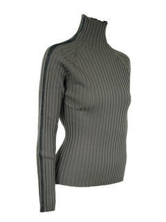 Lorena Antoniazzi(ロレーナ　アントニアッツィ) |【2025AW】サイドラメタートルリブニット