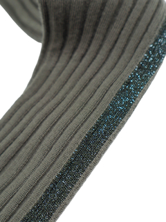 Lorena Antoniazzi(ロレーナ　アントニアッツィ) |【2025AW】サイドラメタートルリブニット