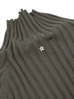 Lorena Antoniazzi(ロレーナ　アントニアッツィ) |【2025AW】サイドラメタートルリブニット