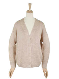 コットン100%Vネックロングカーディガン / PESERICO(ペセリコ コットン100%Vネックロングカーディガン / PESERICO(ペセリコ